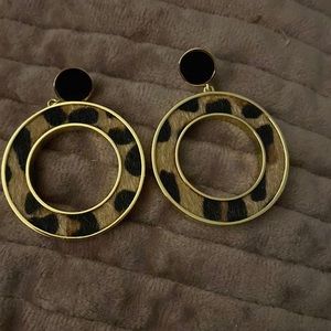 Uncommon James Leopard Earrings